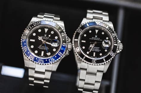 gmt vs submariner thickness